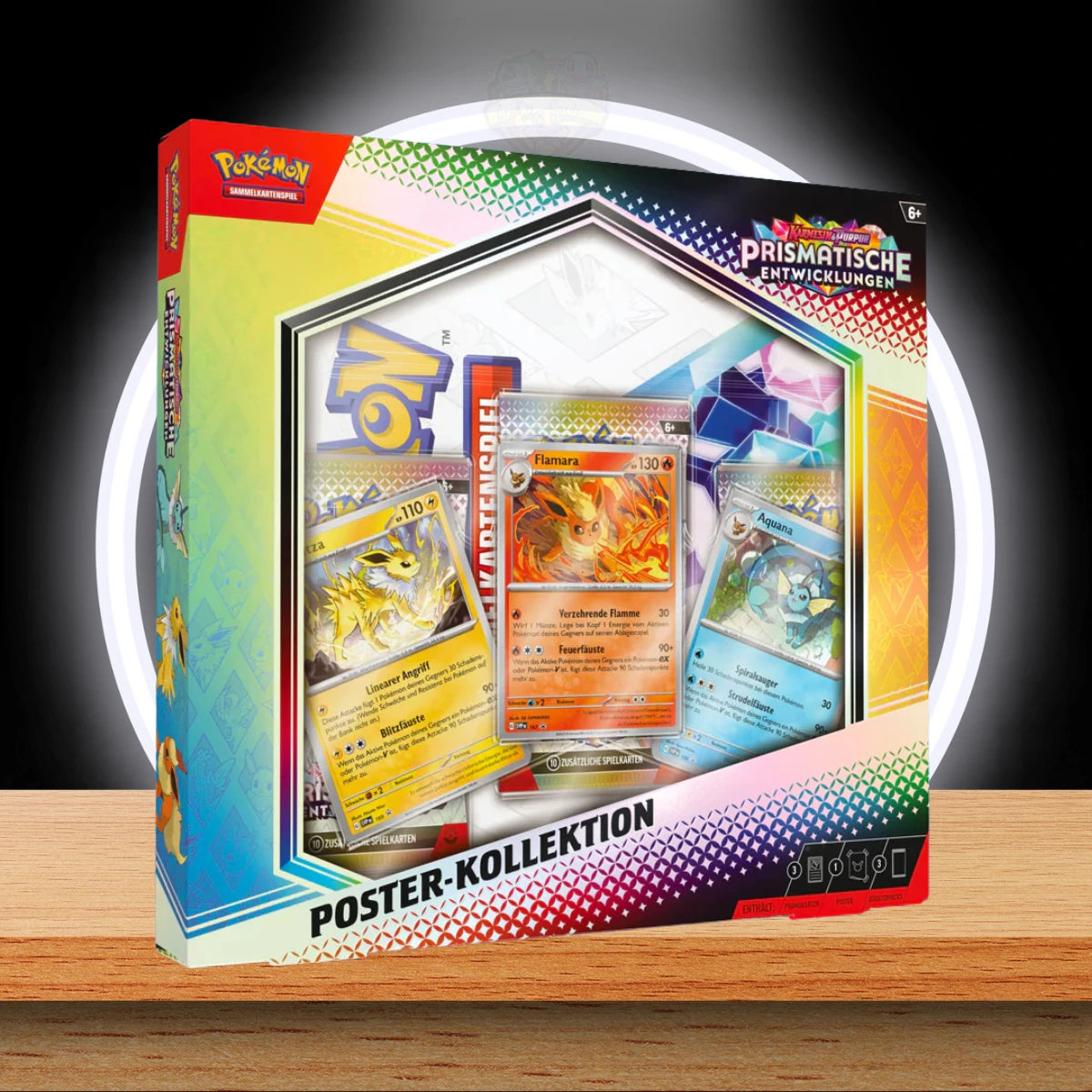 AMIGO Sammelkarte Pokémon Prismatische Entwicklungen Poster-Kollektion Deutsch