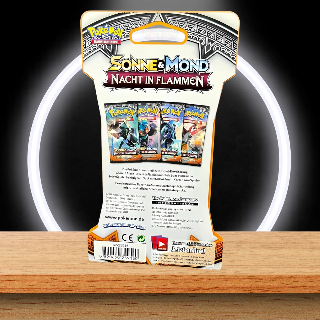 Pokémon Nacht in Flammen Sleeved Booster
