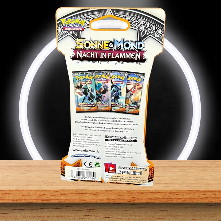 Pokémon Nacht in Flammen Sleeved Booster