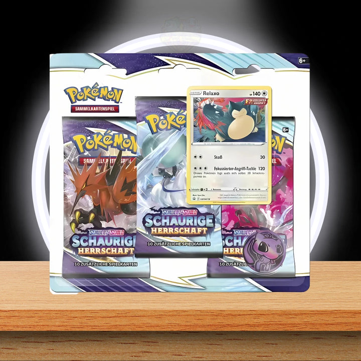 Pokémon Schaurige Herrschaft 3-Pack Blister