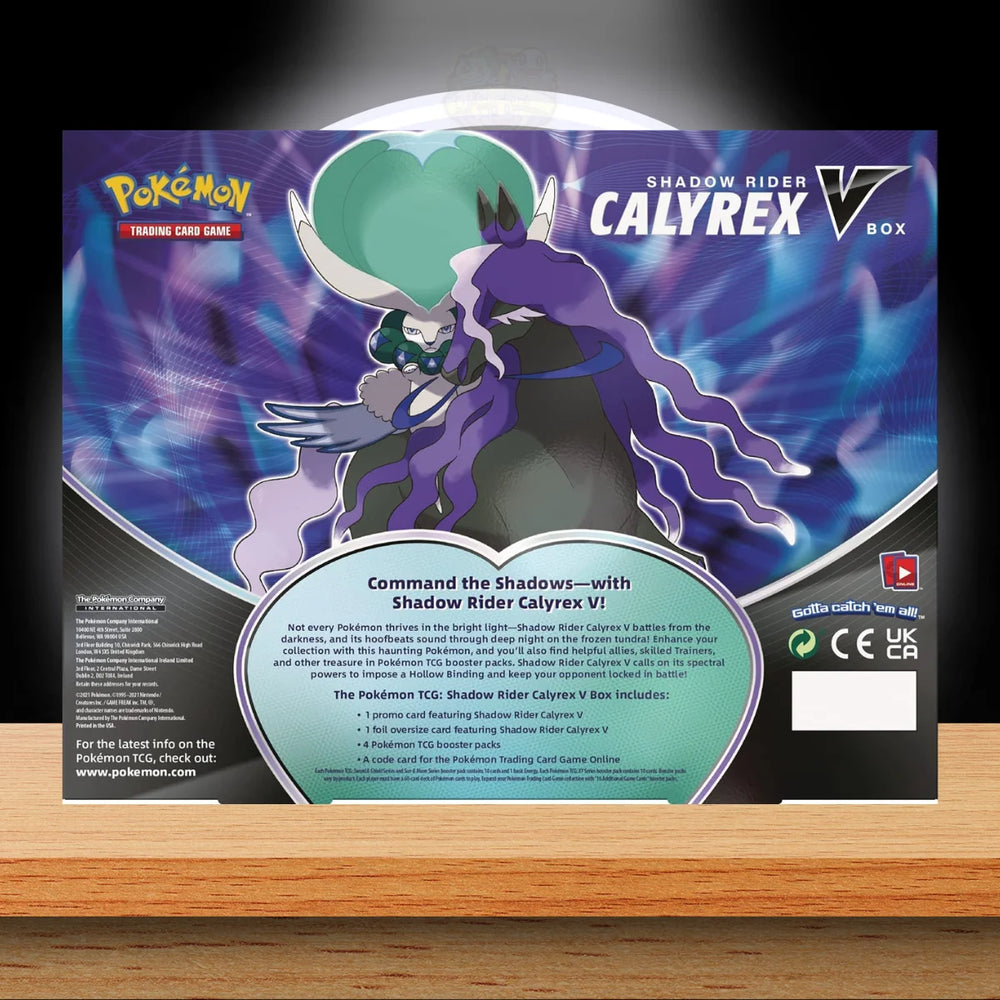 Pokémon Shadow Rider Calyrex V Box