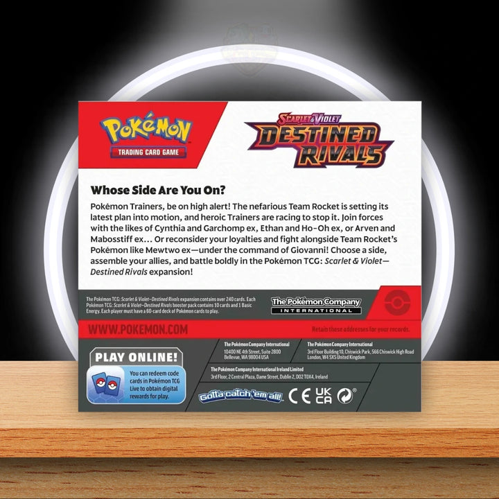 Pokémon TCG Destined Rivals Display