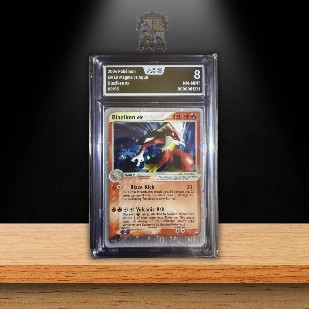 Pokemon 2004 Blaziken ex EX Team Magma Vs Team Aqua Holo Rare