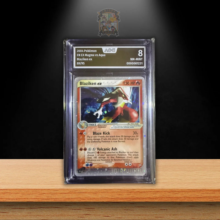 Pokemon 2004 Blaziken ex EX Team Magma Vs Team Aqua Holo Rare