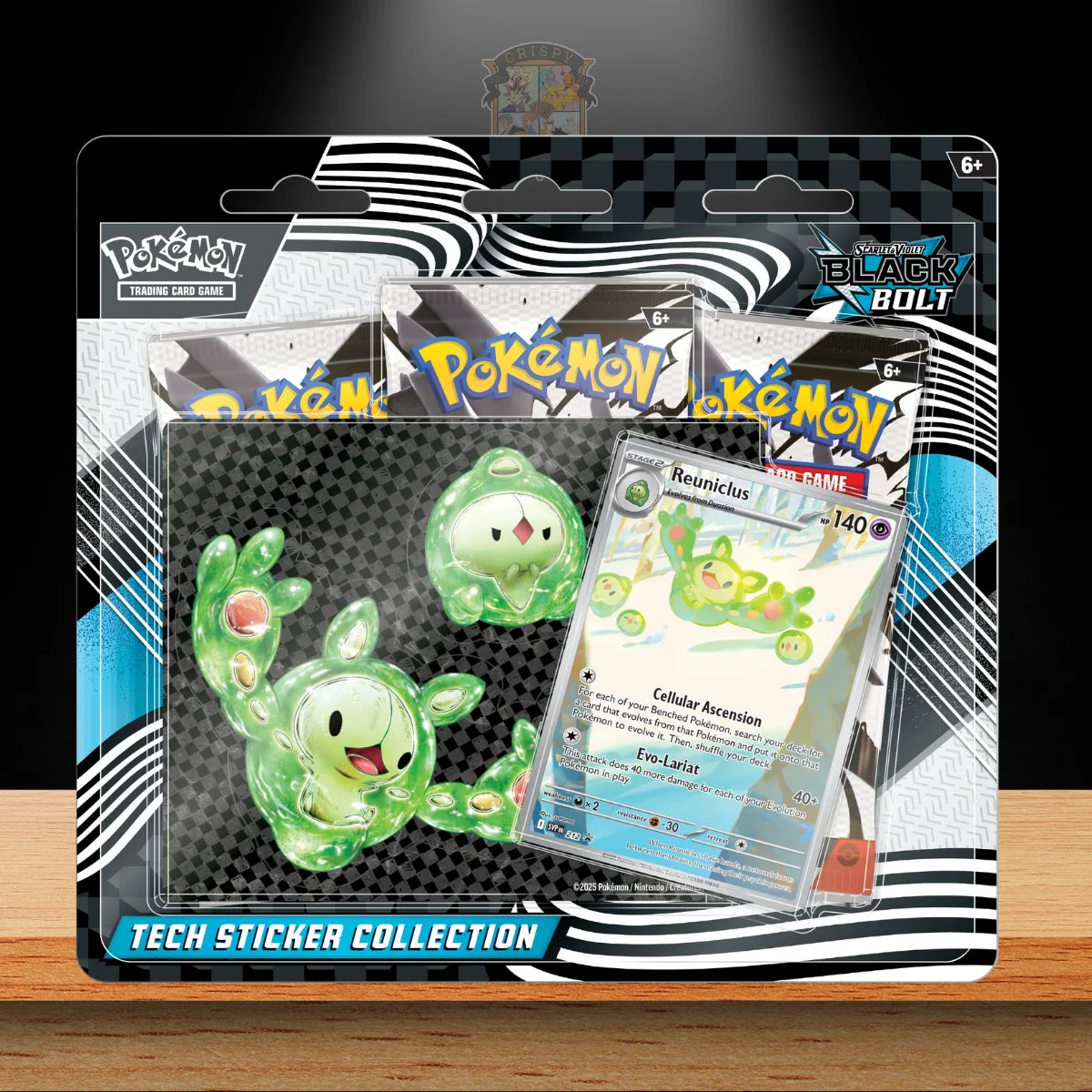 Pokémon Black Bolt Tech Sticker Collection (ENG) – CrispyCards