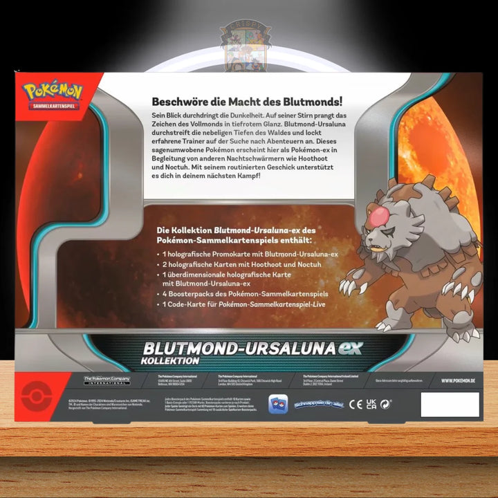 Pokémon Blutmond Ursaluna ex Box