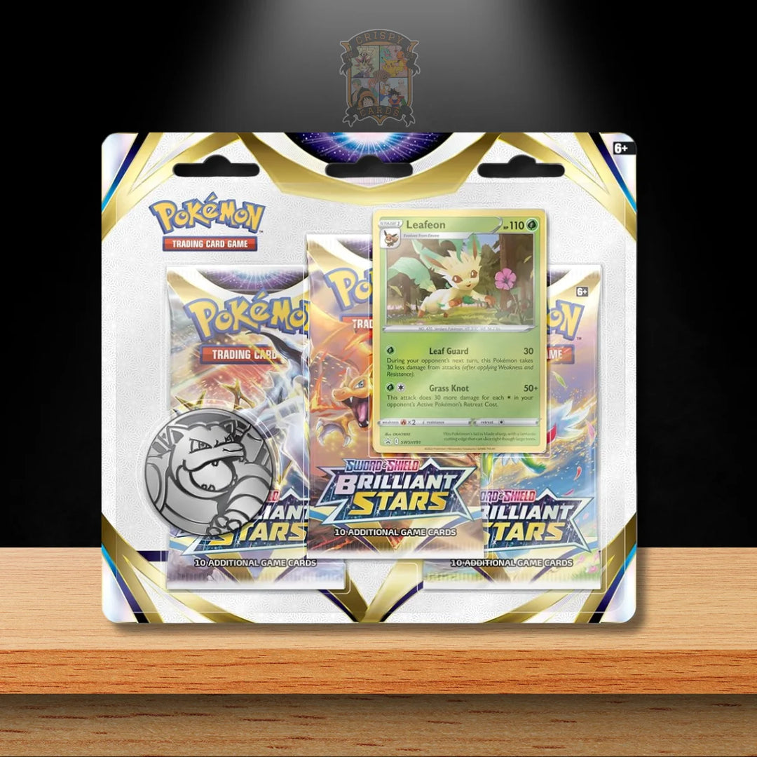 Pokémon Brilliant Stars 3-Pack Blister