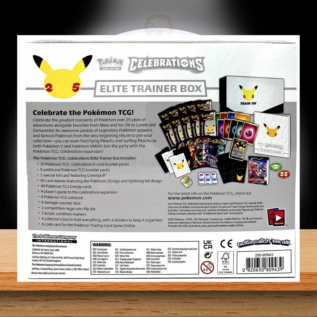 Pokémon Celebrations Elite Trainer Box (ENG)