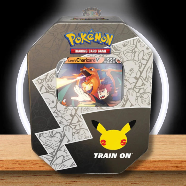 Pokémon Celebrations Lance's Charizard V Tin Box