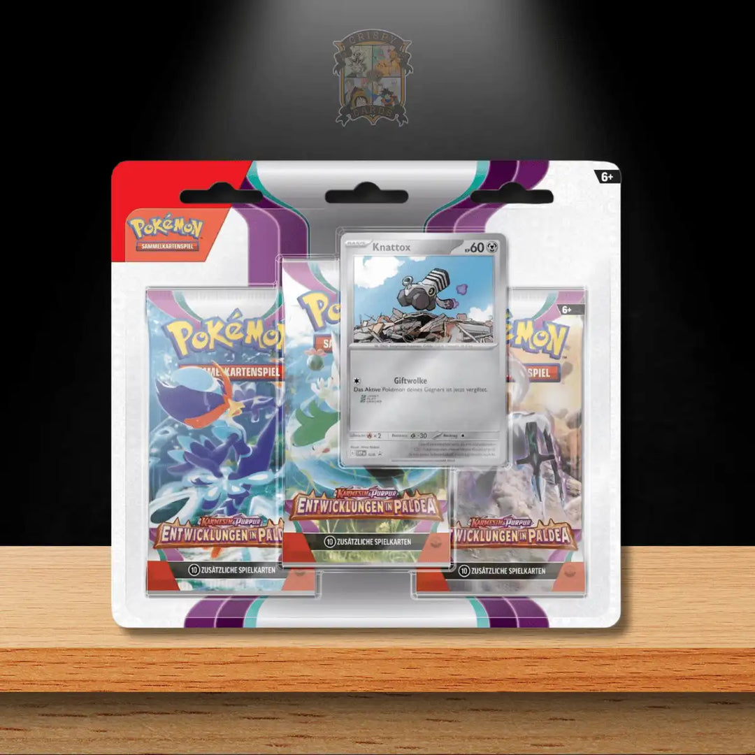 Pokémon Entwicklungen in Paldea 3-Pack Blister (DE)