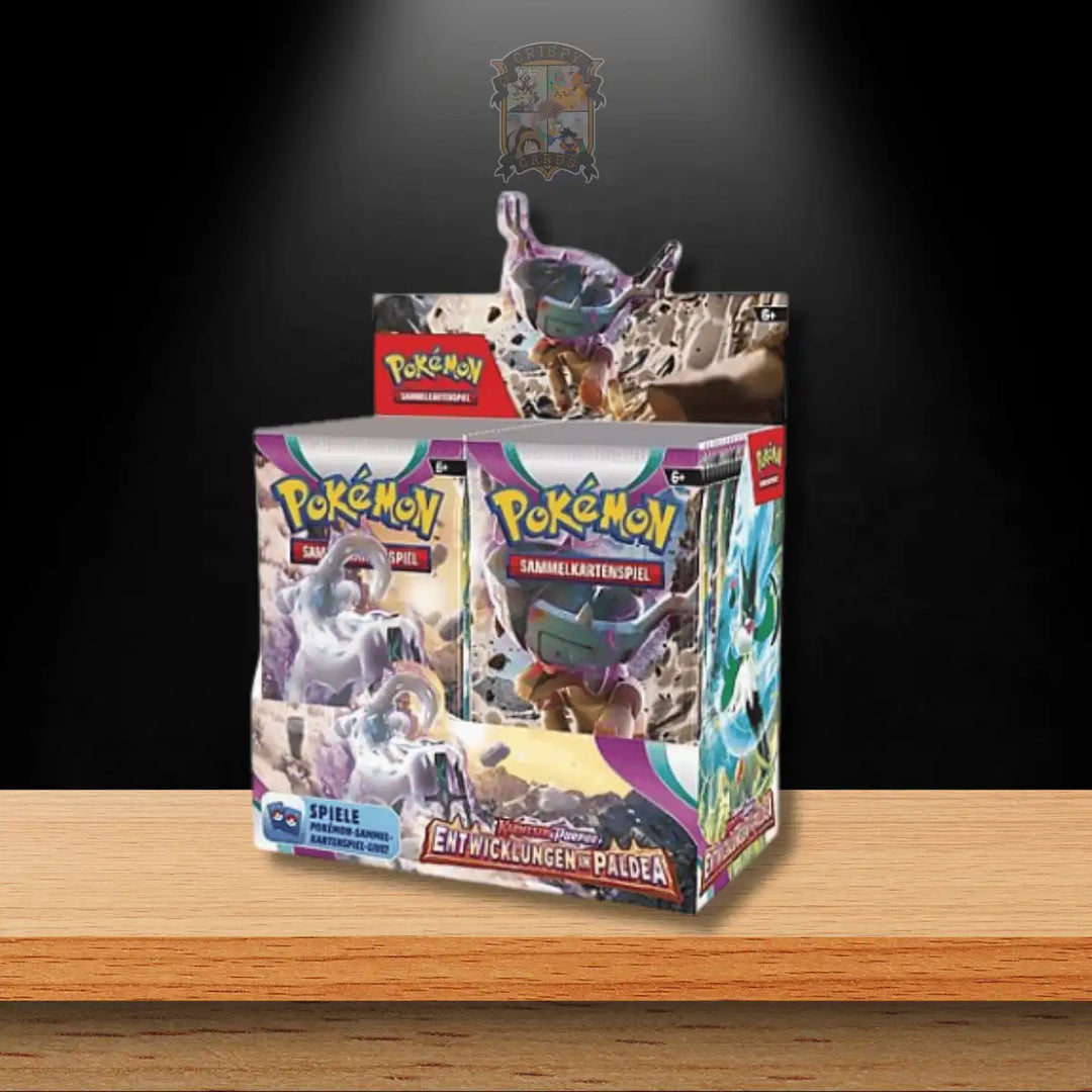 Pokémon Entwicklungen in Paldea Display (DE)