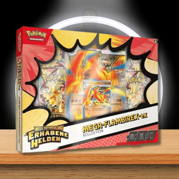 Pokémon Erhabene Helden Mega Flambirex ex Box (DE)