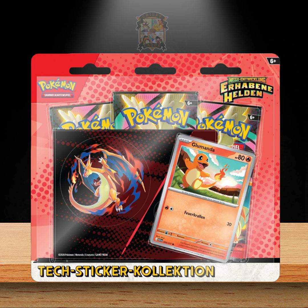Pokémon Erhabene Helden Tech Sticker Kollektion