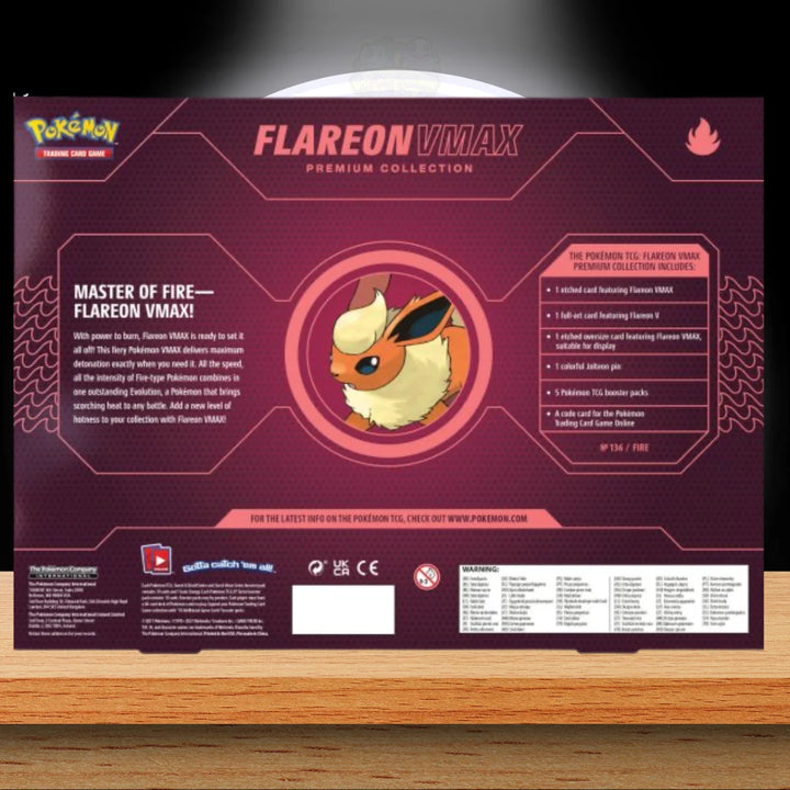 Pokémon Flareon VMAX Premium Collection EU Version (ENG)