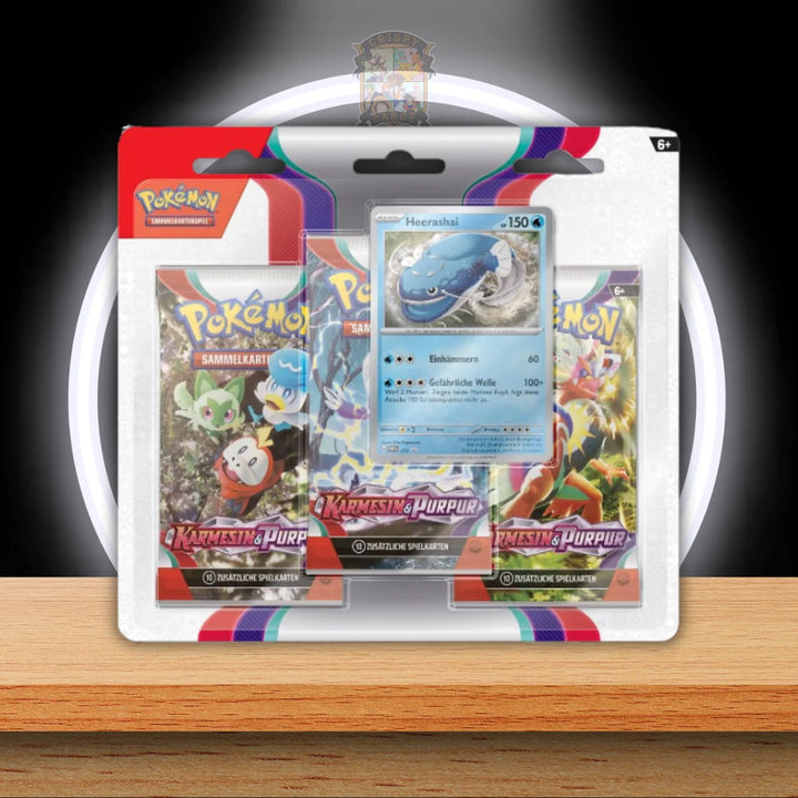 Pokémon Karmesin & Purpur 3-Pack Blister