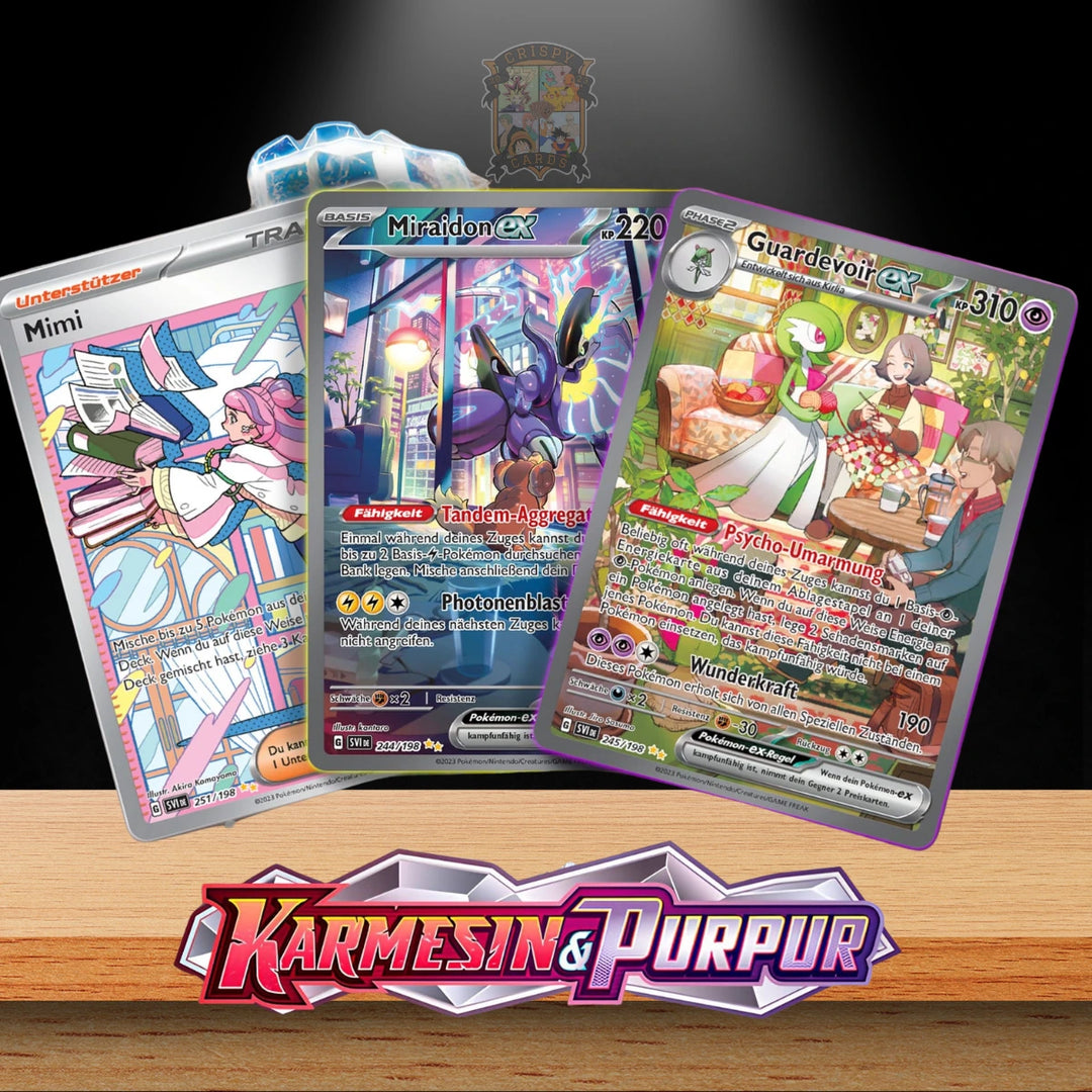 Pokémon Karmesin und Purpur Baseset Display