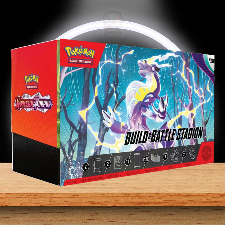 Pokémon Karmesin und Purpur Build & Battle Stadium Box (DE)