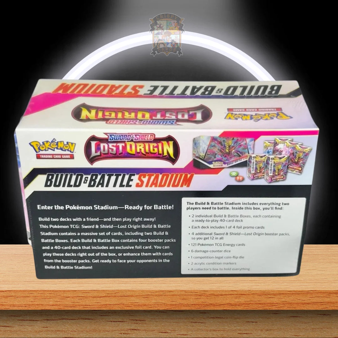 Pokemon Lost Origin Build & Battle Stadium Box