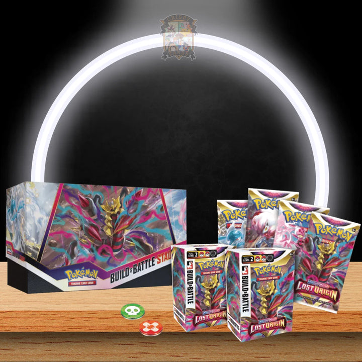 Pokemon Lost Origin Build & Battle Stadium Box