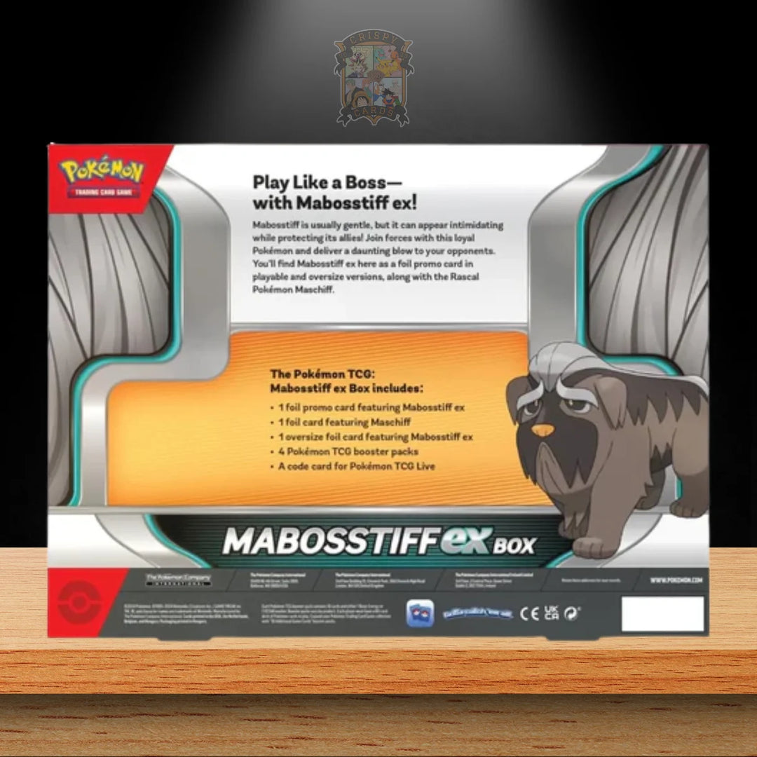 Pokémon Mabosstiff ex Box