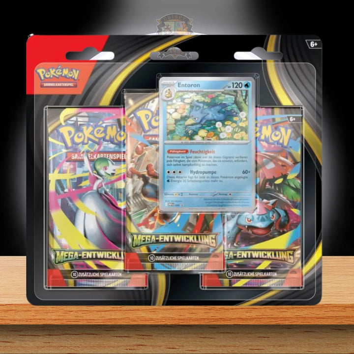 Pokémon Mega-Entwicklung 3-Pack Blister