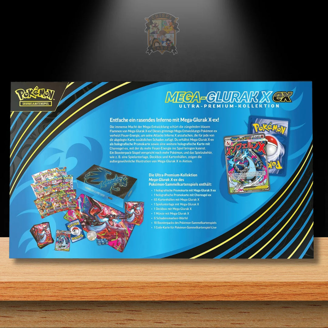 Pokémon Mega Glurak X ex Ultra-Premium-Kollektion