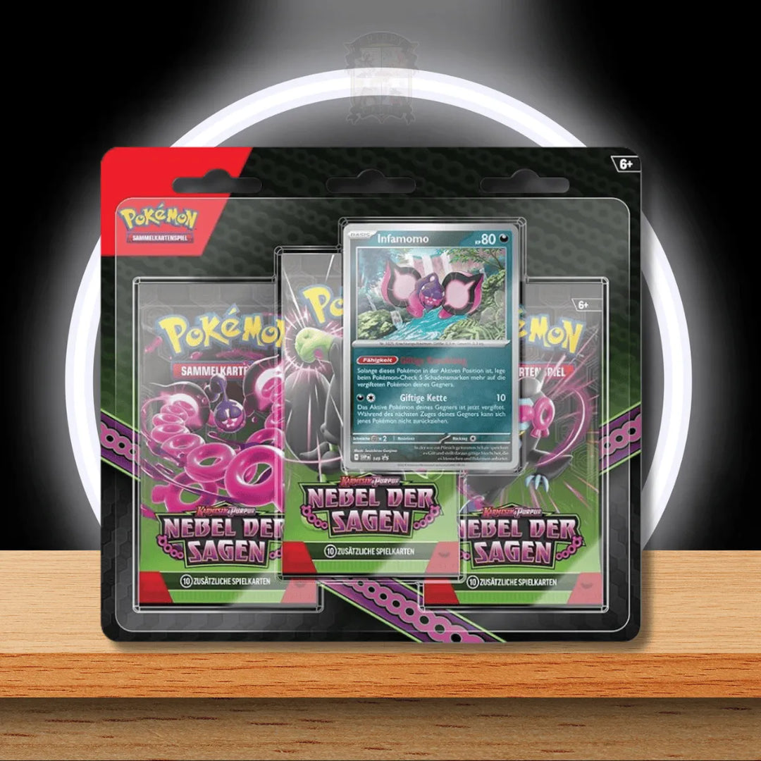 Pokémon Nebel der Sagen 3 Pack Blister (DE)