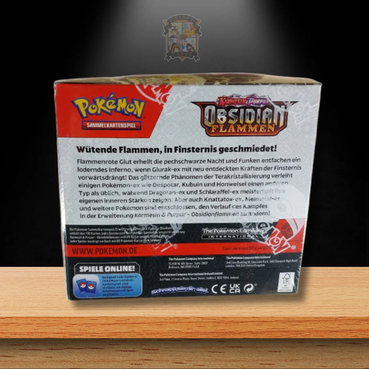 Pokémon Obsidian Flammen Display