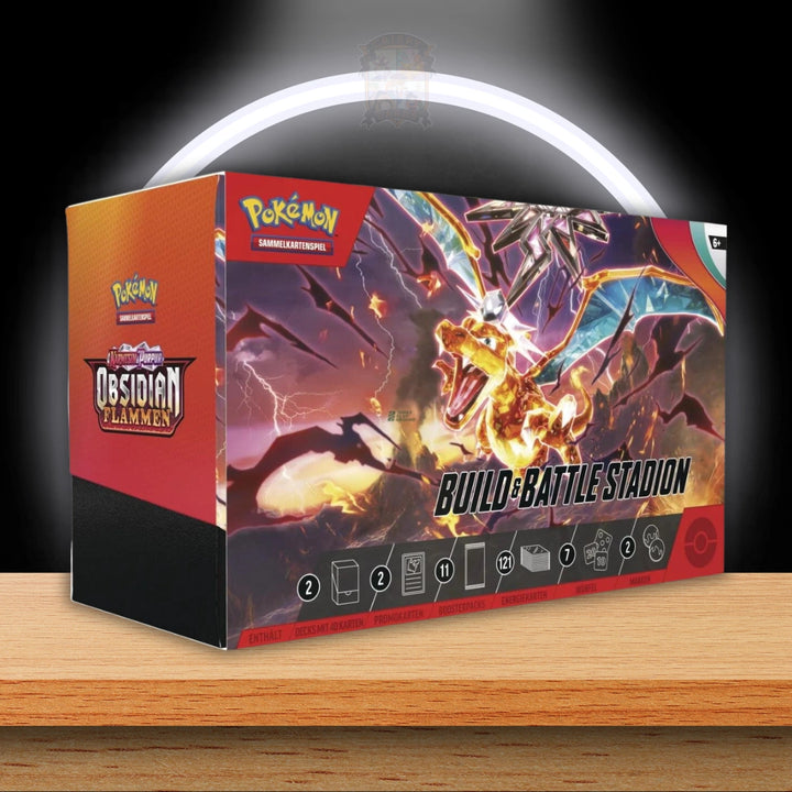 Pokémon Obsidianflammen Build & Battle Stadium Box (DE)