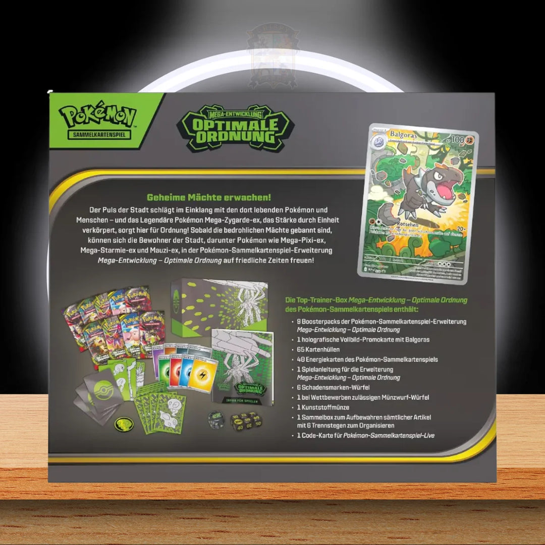 Pokémon Optimale Ordnung Top Trainer Box