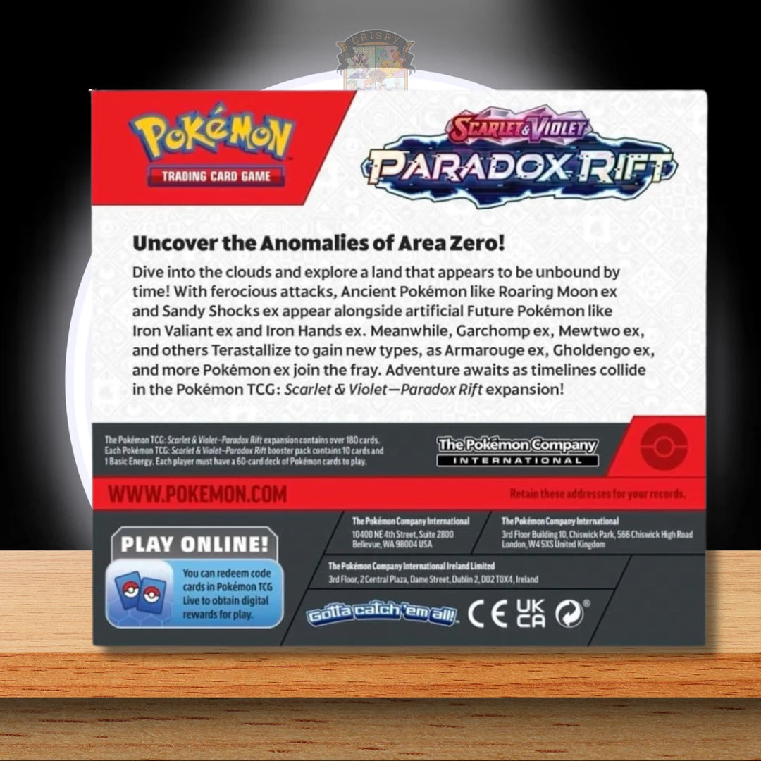Pokémon Paradox Rift Display