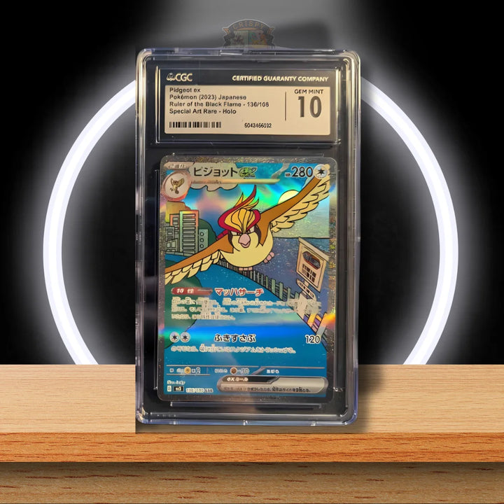  Details für Pokémon Pidgeot EX – Ruler of the Black Flame 134 – CGC 10 (JPN) ansehen Pokémon Pidgeot EX