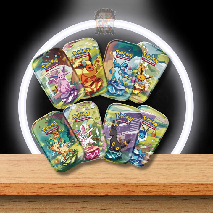Pokémon Prismatische Entwicklungen Mini Tin Display