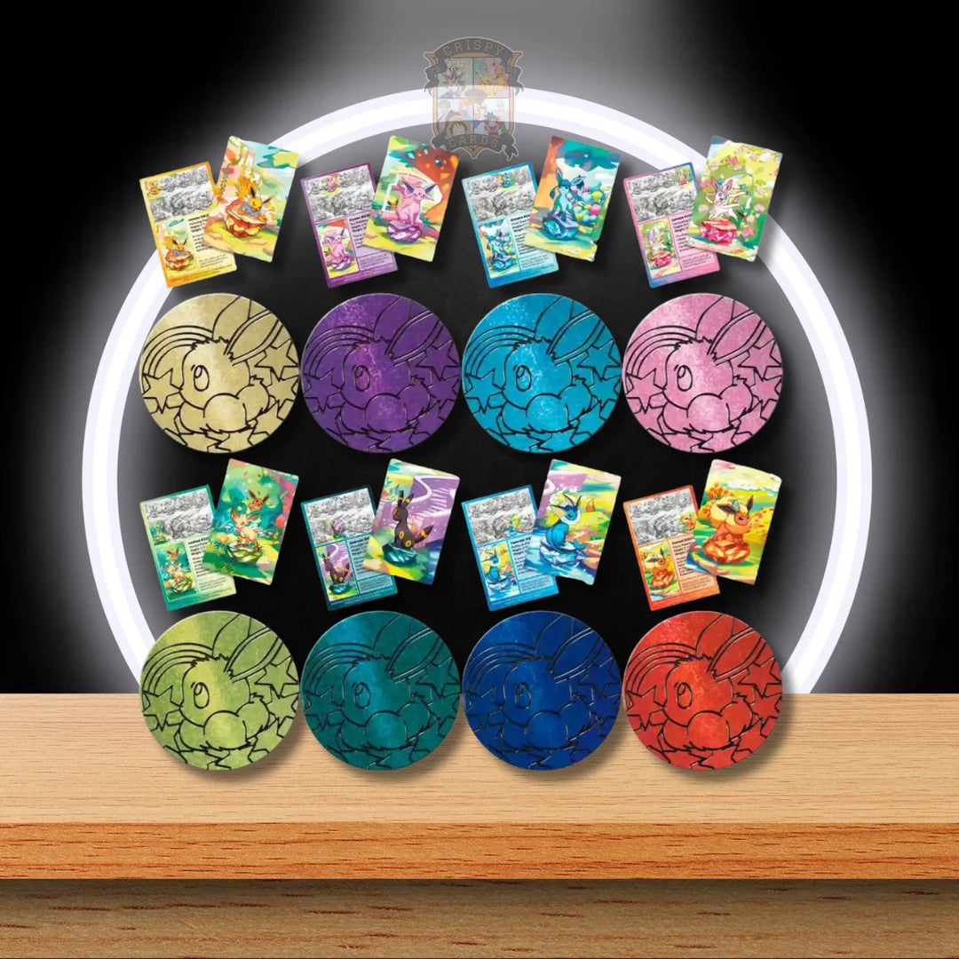 Pokémon Prismatische Entwicklungen Mini Tin Display