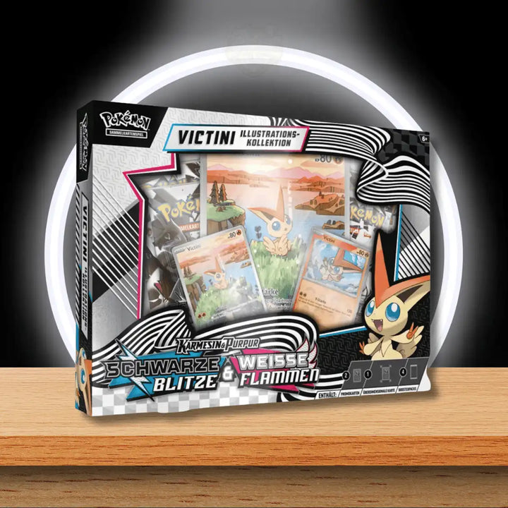 Pokémon Schwarze Blitze & Weiße Flammen Victini Illustrations-Kollektion (DE)