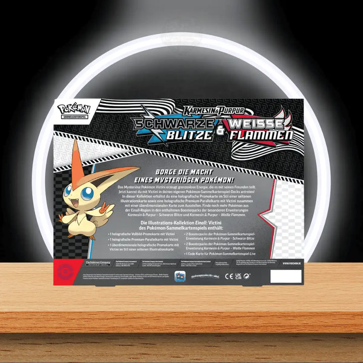 Pokémon Schwarze Blitze & Weiße Flammen Victini Illustrations-Kollektion (DE)