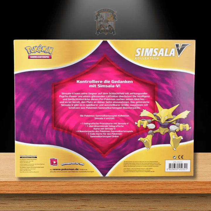 Pokémon Simsala V Box (DE)