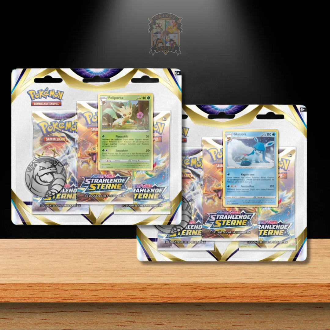 Pokémon Strahlende Sterne 3-Pack Blister