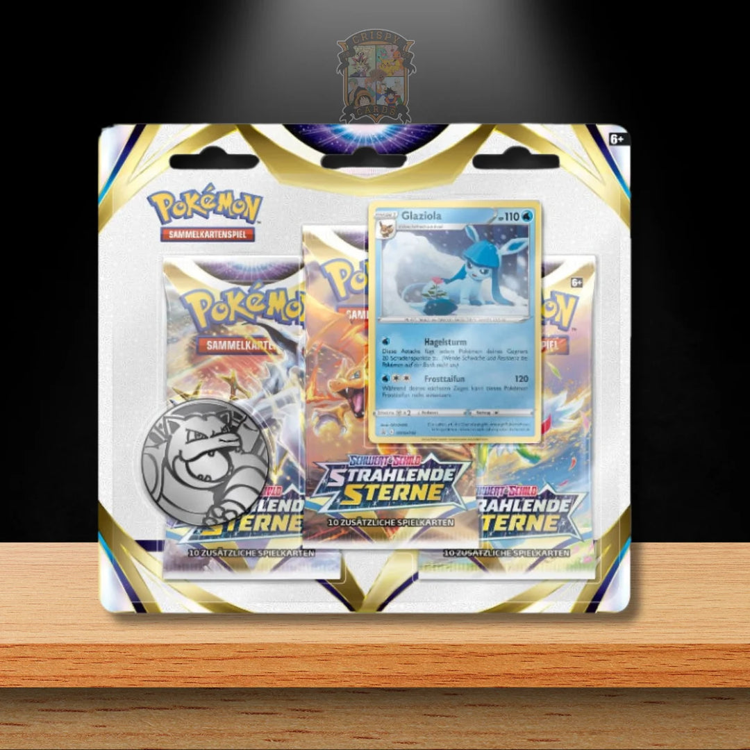 Pokémon Strahlende Sterne 3-Pack Blister