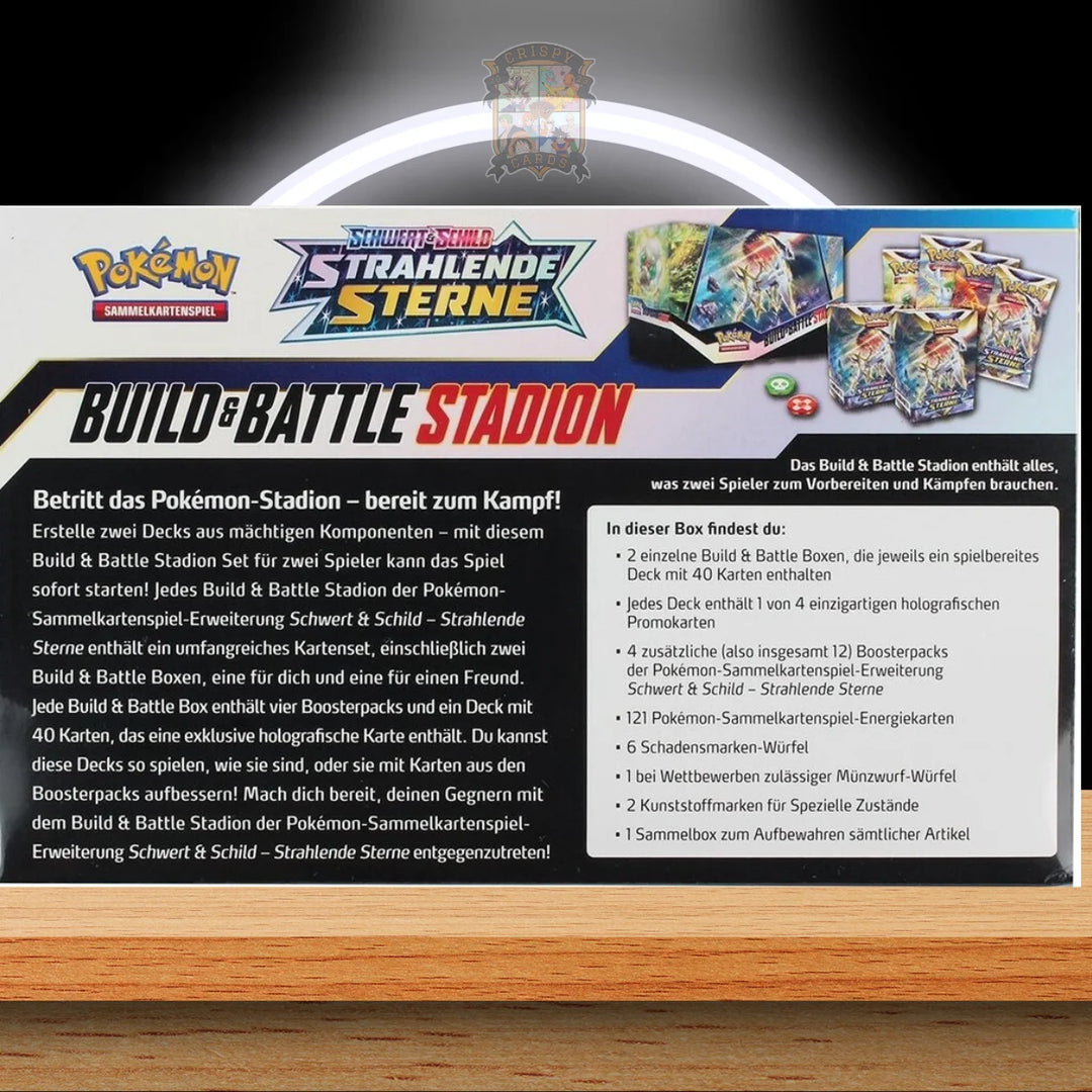 Pokémon Strahlende Sterne Build & Battle Stadium Box