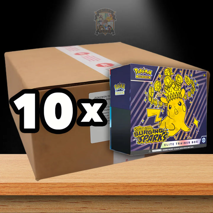 Pokémon Surging Sparks Elite Trainer Box Case