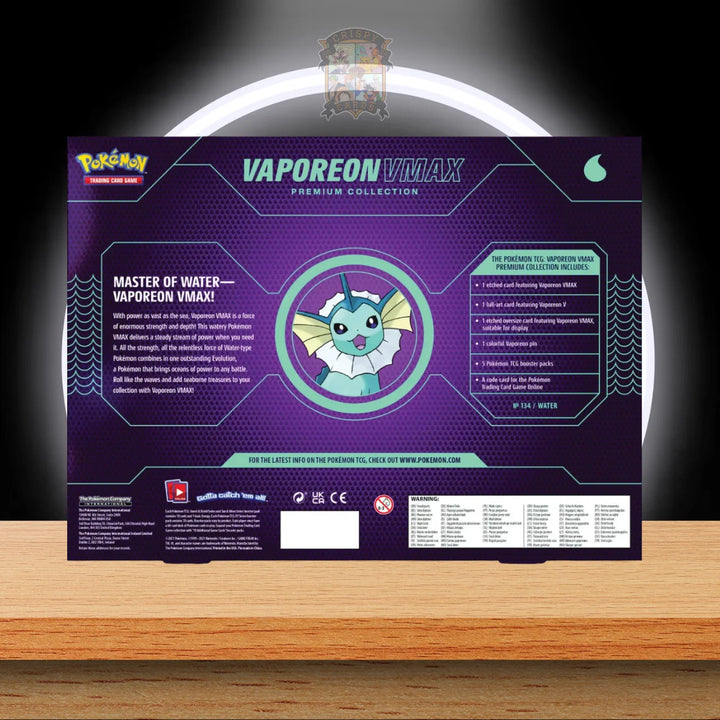 Pokémon Vaporeon VMAX Premium Collection EU