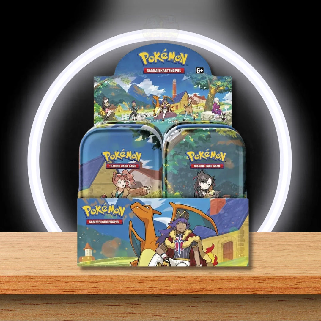 Pokémon Zenit der Könige Mini Tin Display (DE)