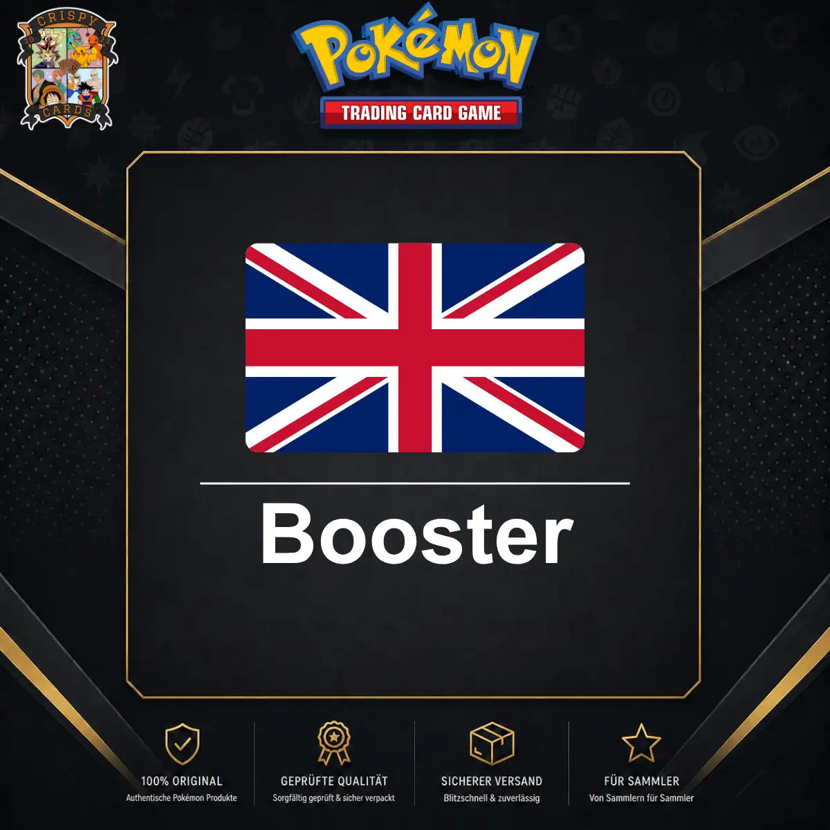 Englische Pokémon Booster und Sleeved Booster verschiedener Sets