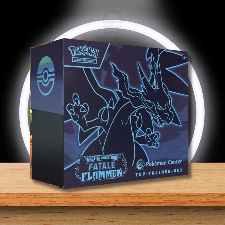 Pokémon Fatale Flammen Pokemon Center Top Trainer Box (DE)