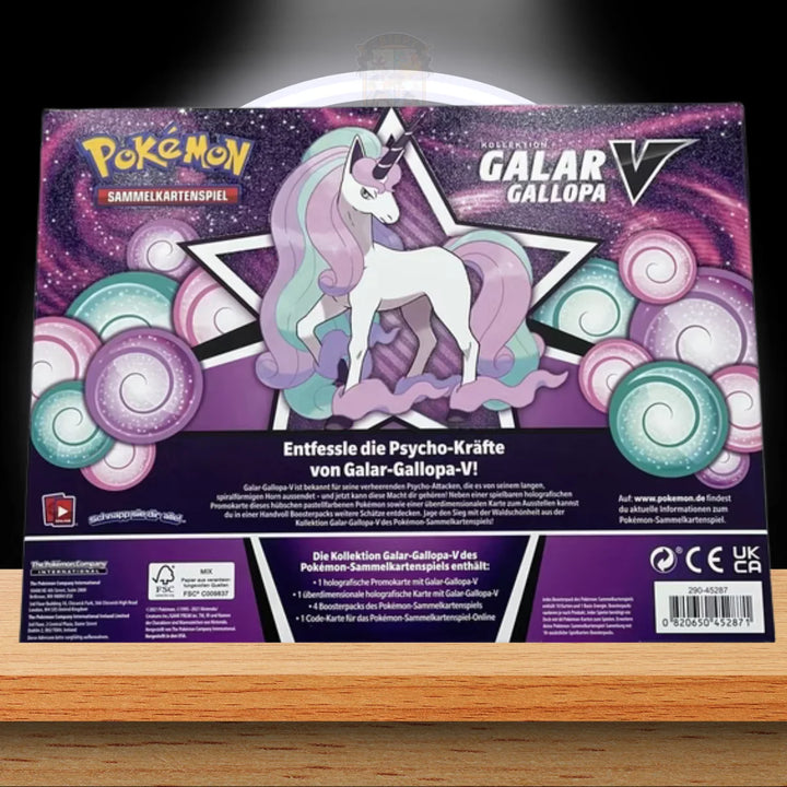 Pokémon Galar Gallopa V Kollektion (DE)