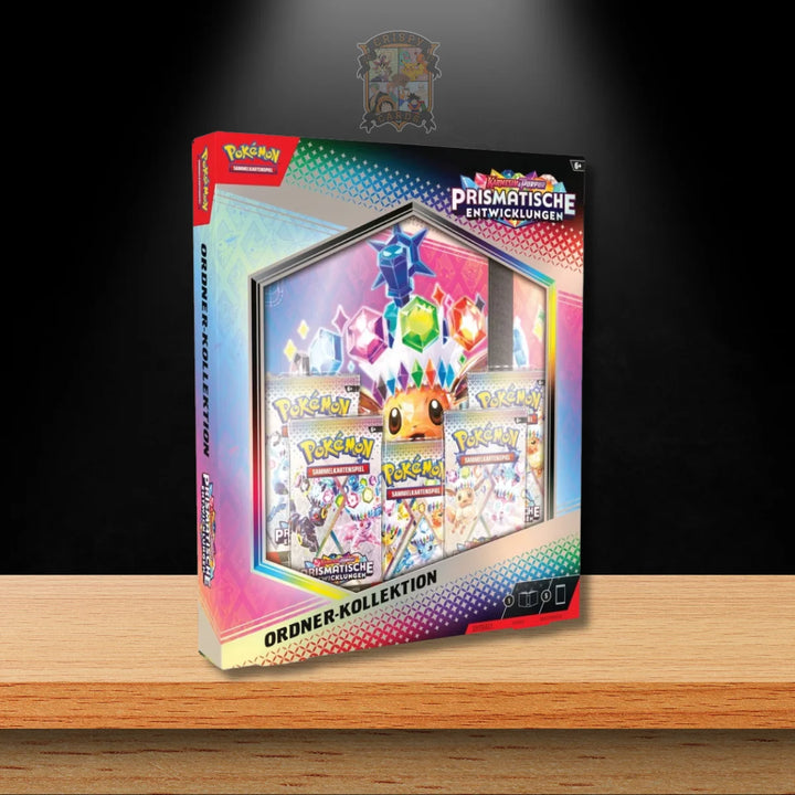 Pokémon KP8.5 Prismatische Entwicklungen Ordner Kollektion (DE) (B-Ware)