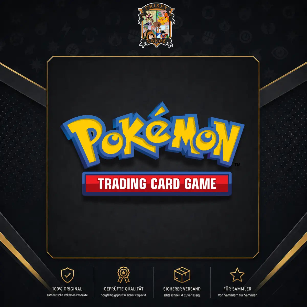 Pokémon Karten mit Boostern, Displays und Sammelboxen