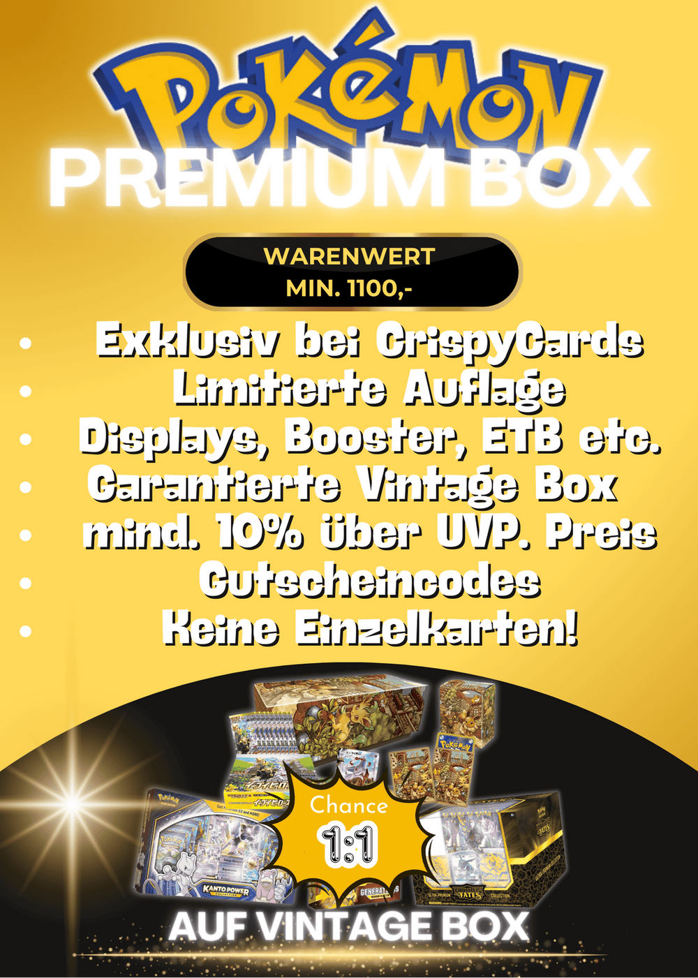 Premium Vintage Box (1000€) Beschreibung