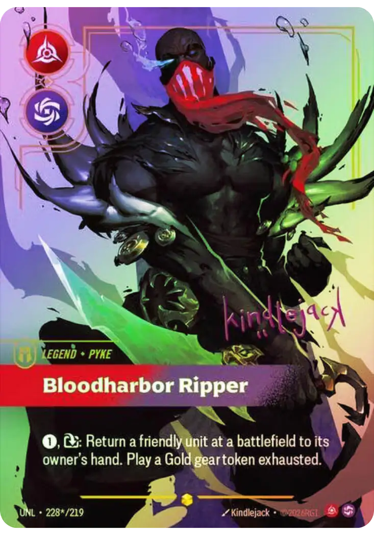 Pyke Bloodharbor Ripper V.3   Signed Showcase